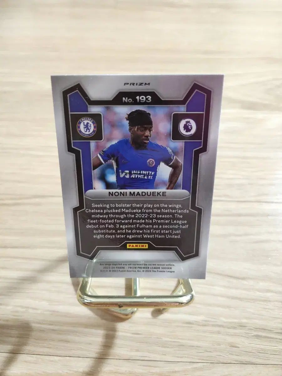 23 24 Panini パニーニ PRIZM プリズム Chelsea チェルシー Noni Madueke ノニ マドゥエケ CASE HIT ケースヒット GENESIS ジェネシス サッカーカード