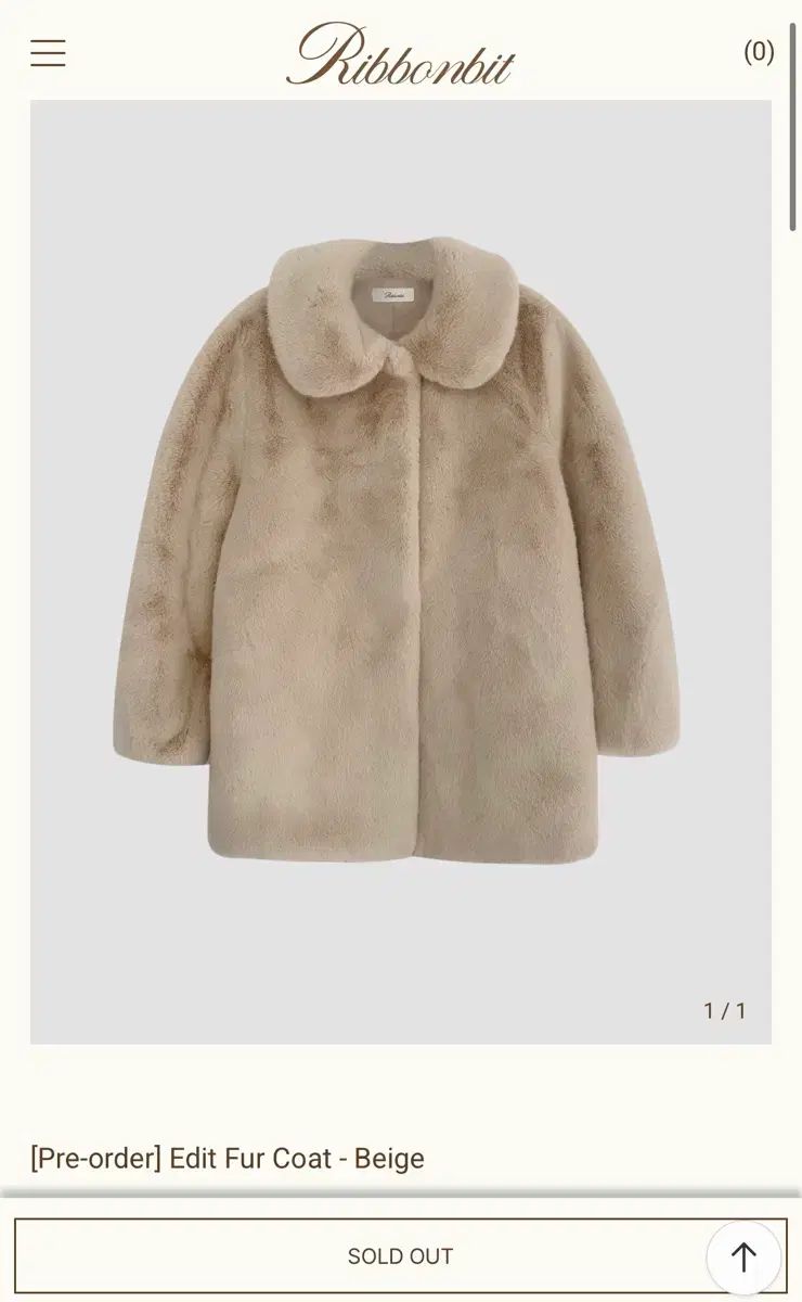 リーボン빛 モネ エディファー コート