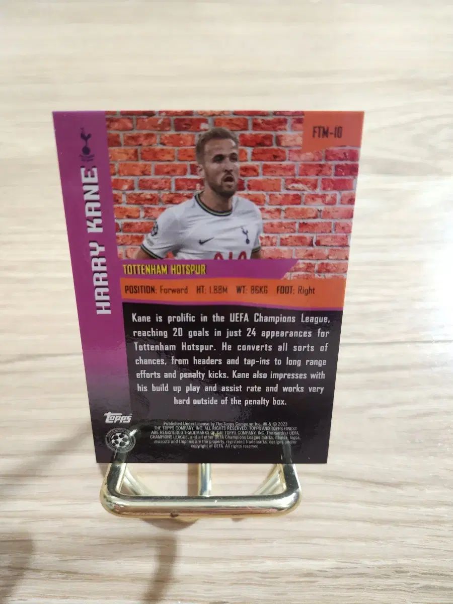 23トップストーップス ファイニスト 150 トッテナムハリーケイン ザマン ケースヒット サッカーカード