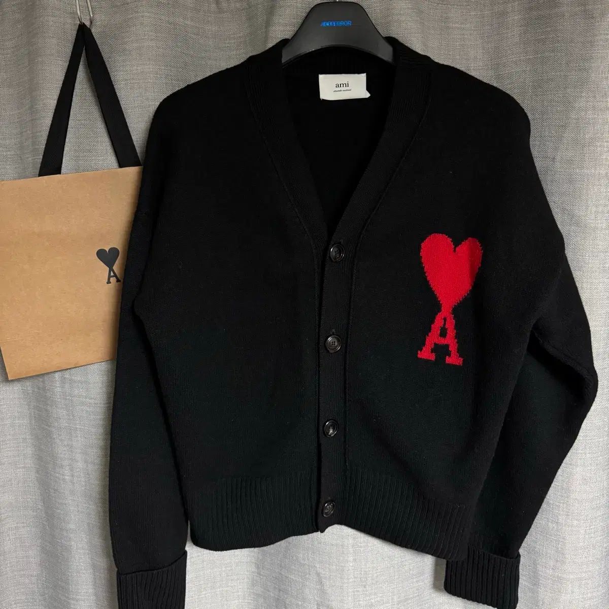 アミ インタルシア カーディガン