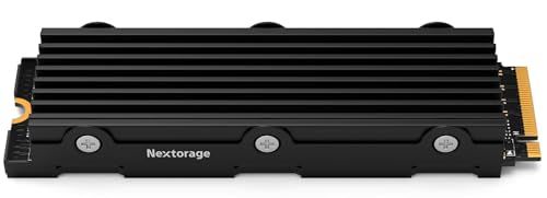 Nextorage 日本メーカー 4 TB PS 5対応ヒートシンク一体型内蔵SSD 最大転送速度7 200 MB s ヒートシンク搭載 M.2 2280 PCIe 4.0 NVMe SSD 5 NEM-PAB ネクストレージp