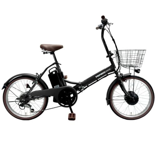 PROVROS プロブロス 電動アシスト自転車 20インチ 折りたたみ シマノ6段変速 リチウムイオンバッテリー7 8 Ah 前輪駆動 最大46 km走行 型式認定 公道 メーカー保証1年 P 206 Ep