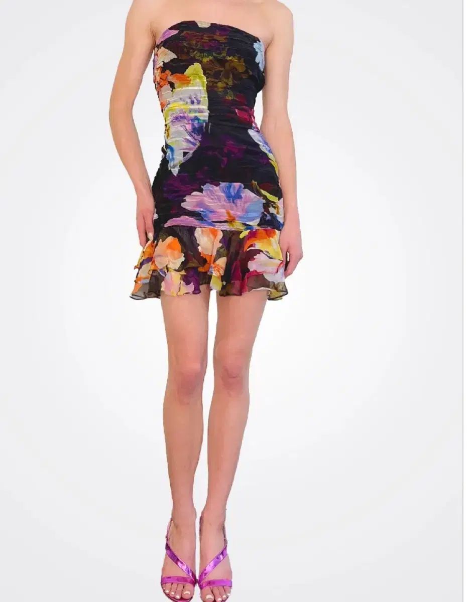 Rococosand フラワー パータン チューブ ミニ ONE PIECE