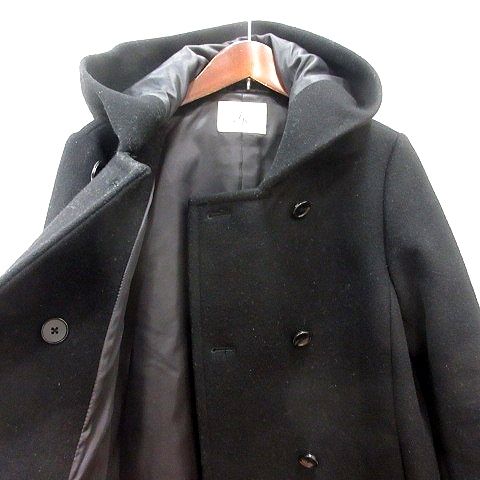 フレームワーク Framework コート ロング ダブル フード ウール 36 S