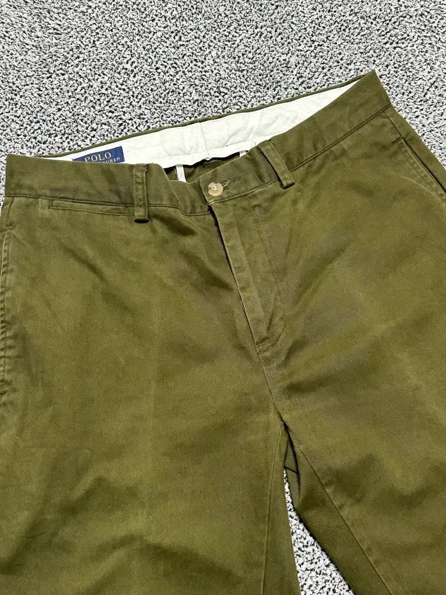ポロ メンズ32 オリーブ色 ズボン パンツ
