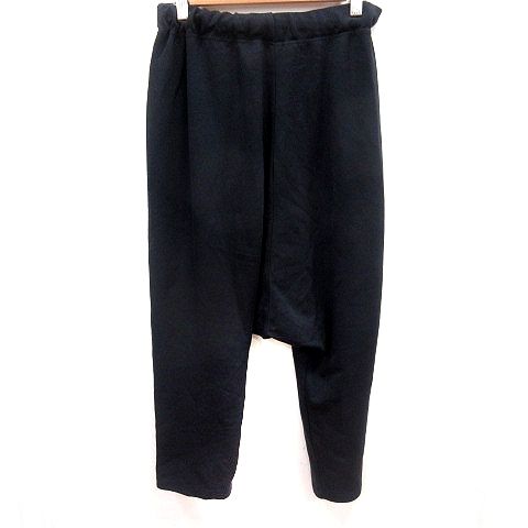 ミズイロインド mizuiro ind サルエルパンツ ウエストマーク 2 黒