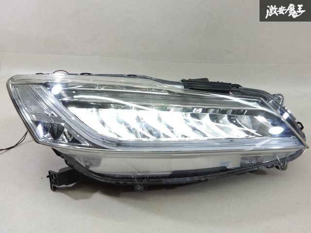 点灯OK!!】ホンダ 純正 CR7 アコード 後期 LED ヘッドライト ヘッド