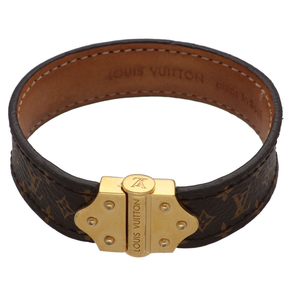 LOUIS VUITTON ルイ ヴィトン ブレスレット･キャッチ イット ブレスレット モノグラム M 8112 F ブレスレット･スピリット ブラウン YM