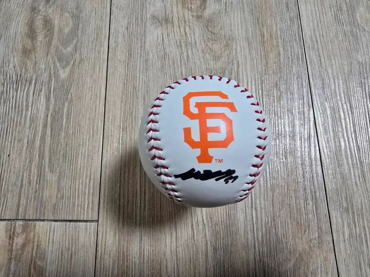 李政厚 イ ジョンフ サンフランシスコ ジャイアンツ ロゴ サイン入り サインボール