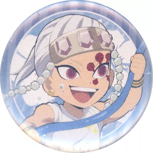 中古】バッジ・ピンズ 宇髄天元(ラメ) 「鬼滅の刃×ufotable cafe