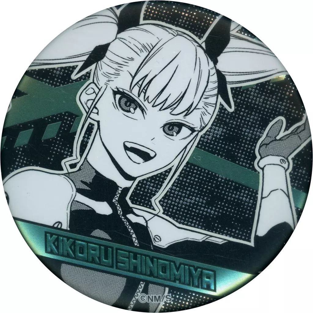 中古】バッジ・ピンズ 四ノ宮キコル(B/左手上げ) 「怪獣8号 デ