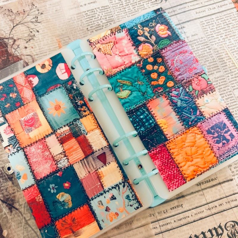 12月新作◎A6 savingリフィル ジャンクジャーナル 土台 レトロ パッチ