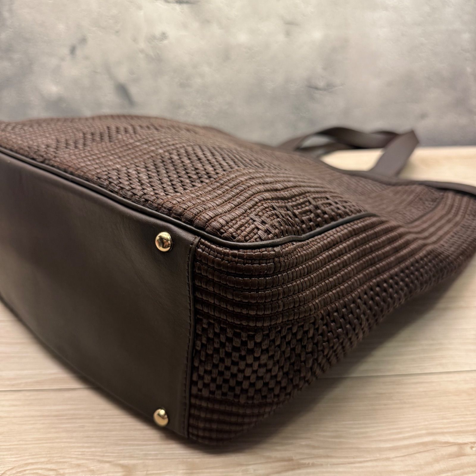 ✨Max Mara マックスマーラ トートバッグ 編み込みデザイン 美品級 大
