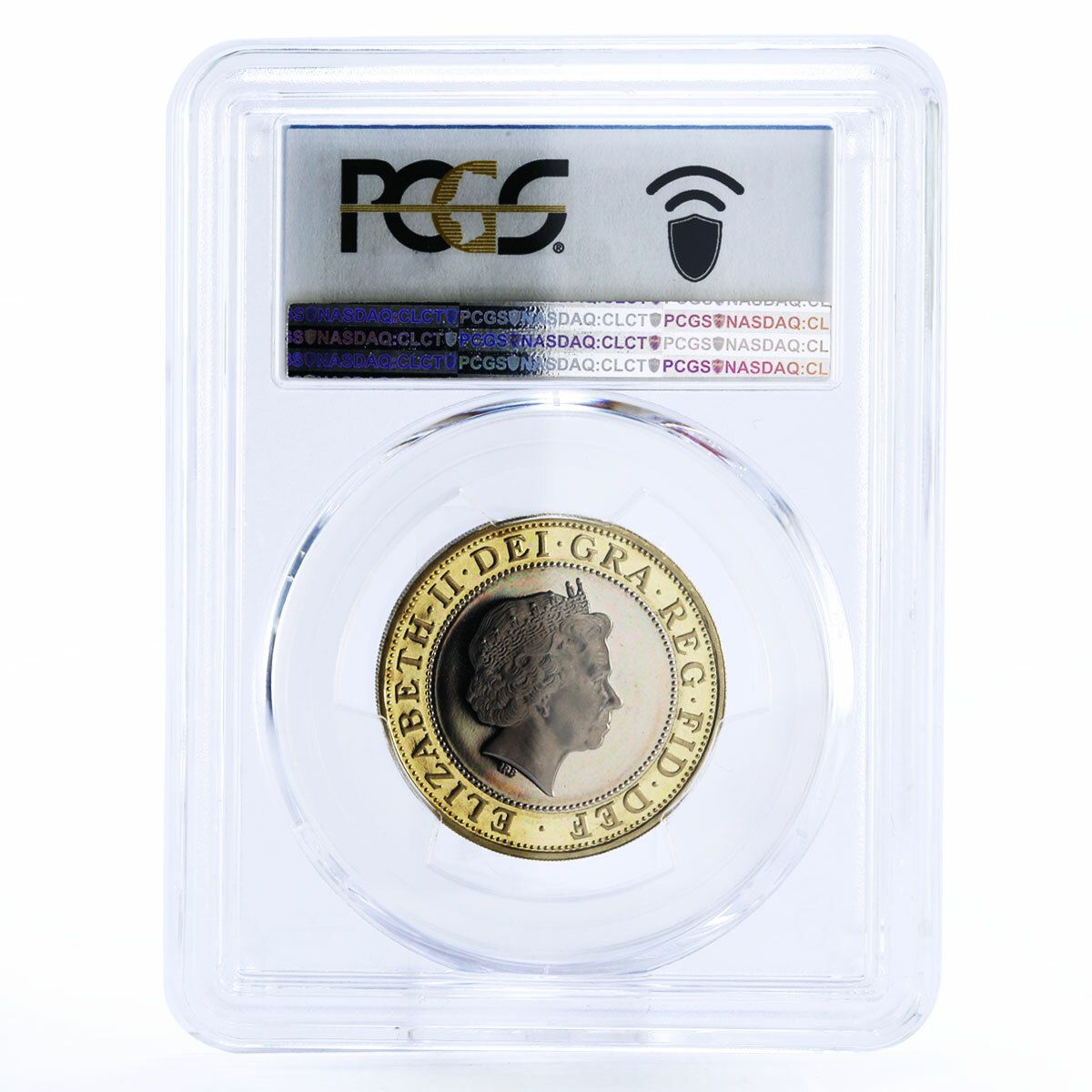 イギリス 2ポンド ラグビーワールドカップ PR70 PCGS バイメタルコイン
