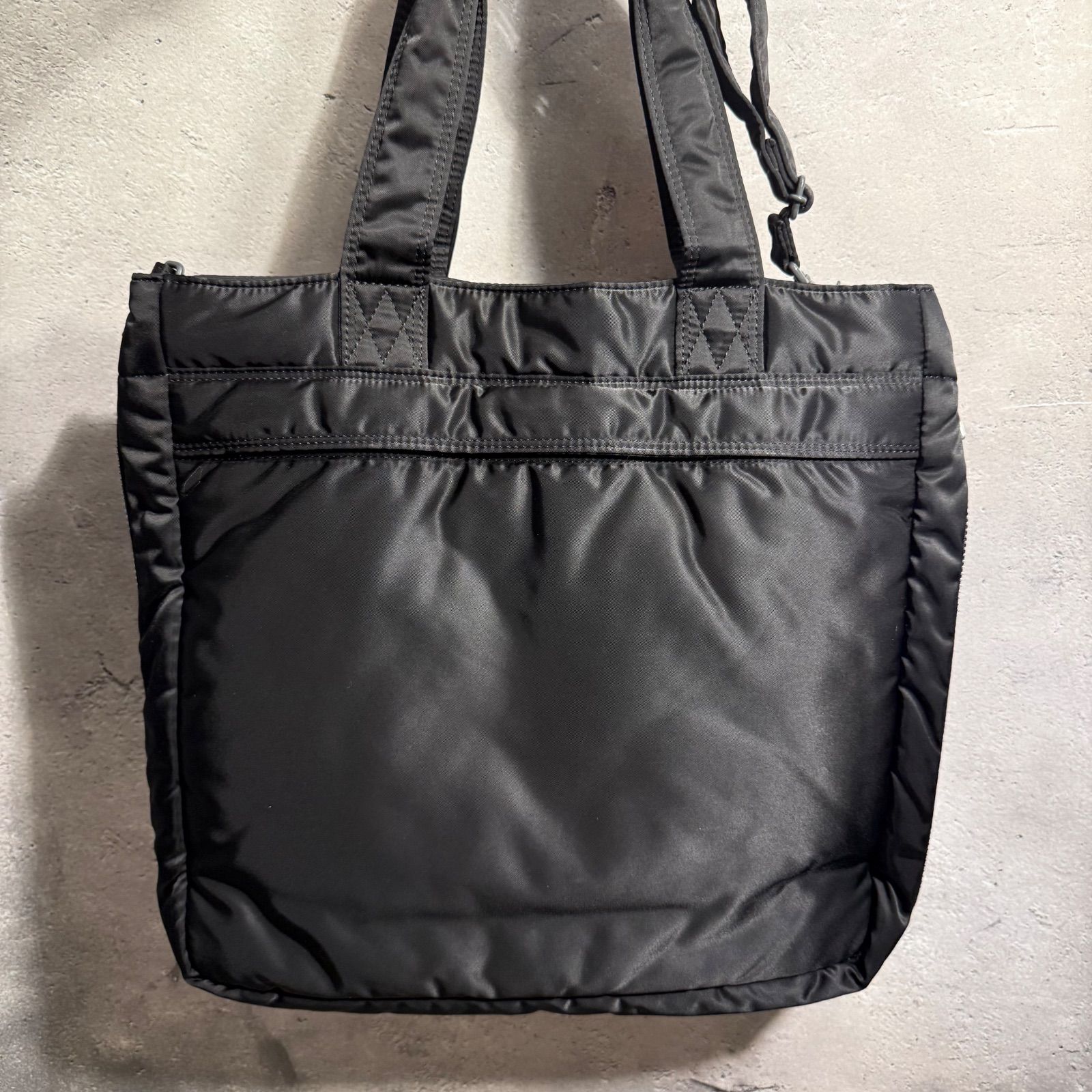 美品 ポーター タンカー トートバッグ A4 通勤 肩がけ可 ブラック 黒 極美品】PORTER ポーター TANKER トートバッグ 2WAY ショルダー バッグ
