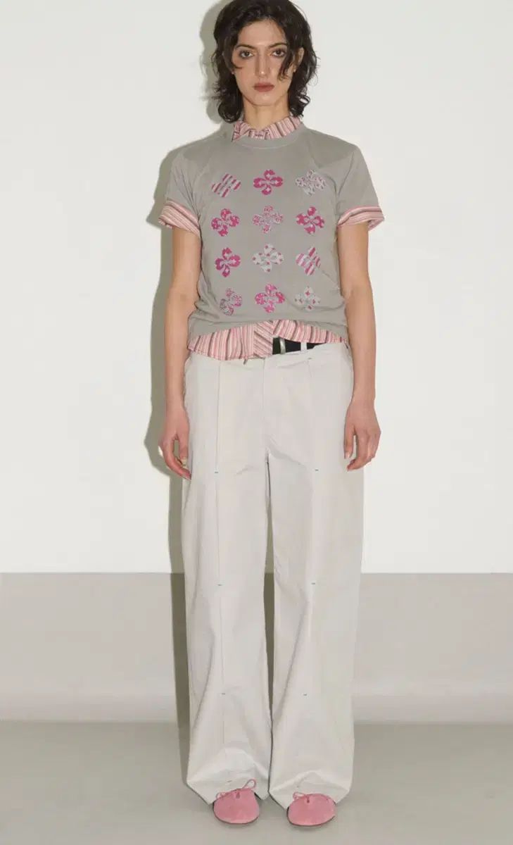 ヘレティック PINTUCK COTTON PANTS