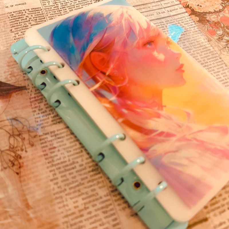 復刻◎瞳 A6 savingリフィル 7枚 貯金チャレンジ 両面印刷◎女の子