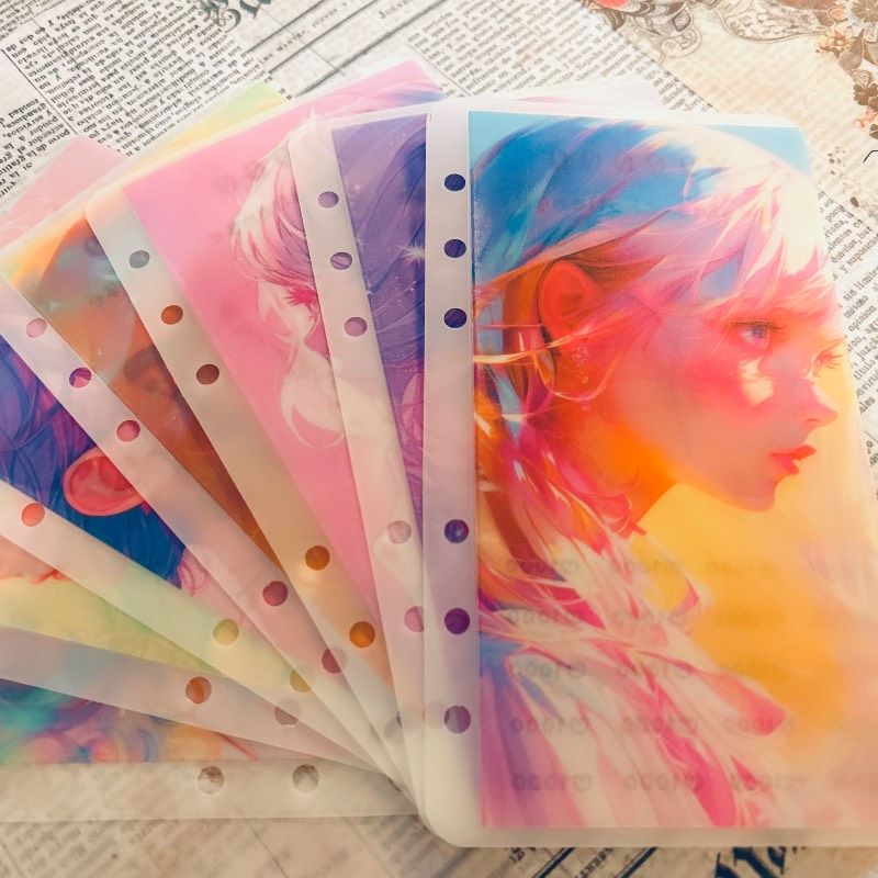 復刻◎瞳 A6 savingリフィル 7枚 貯金チャレンジ 両面印刷◎女の子