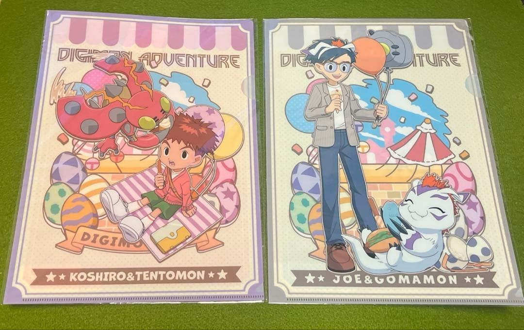 デジモンアドベンチャー クリアファイル 2枚セット（城戸丈・泉光子郎