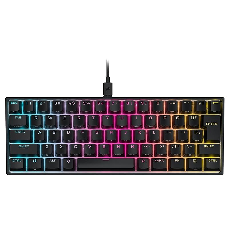 CORSAIR K 65 RGB MINI CherryMX SPEED 日本レイアウト ゲーミングキーボード CH-9194014-JP