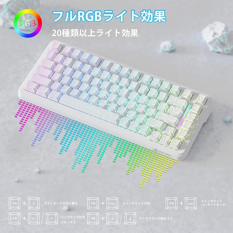 ゲーミングキーボード 自社開発磁気スイッチ