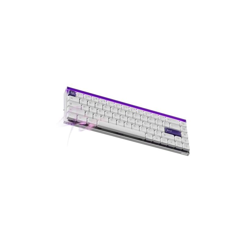 MelGeek MADE 68 Air 有線キーボード US英語配列 ホール効果磁気スイッチ ロープロファイル ゲーミングキーボード 65 コンパクト ラピッドトリガー ホットスワップ RGB スナップタップ 調整 なアクチュエーション オンライン