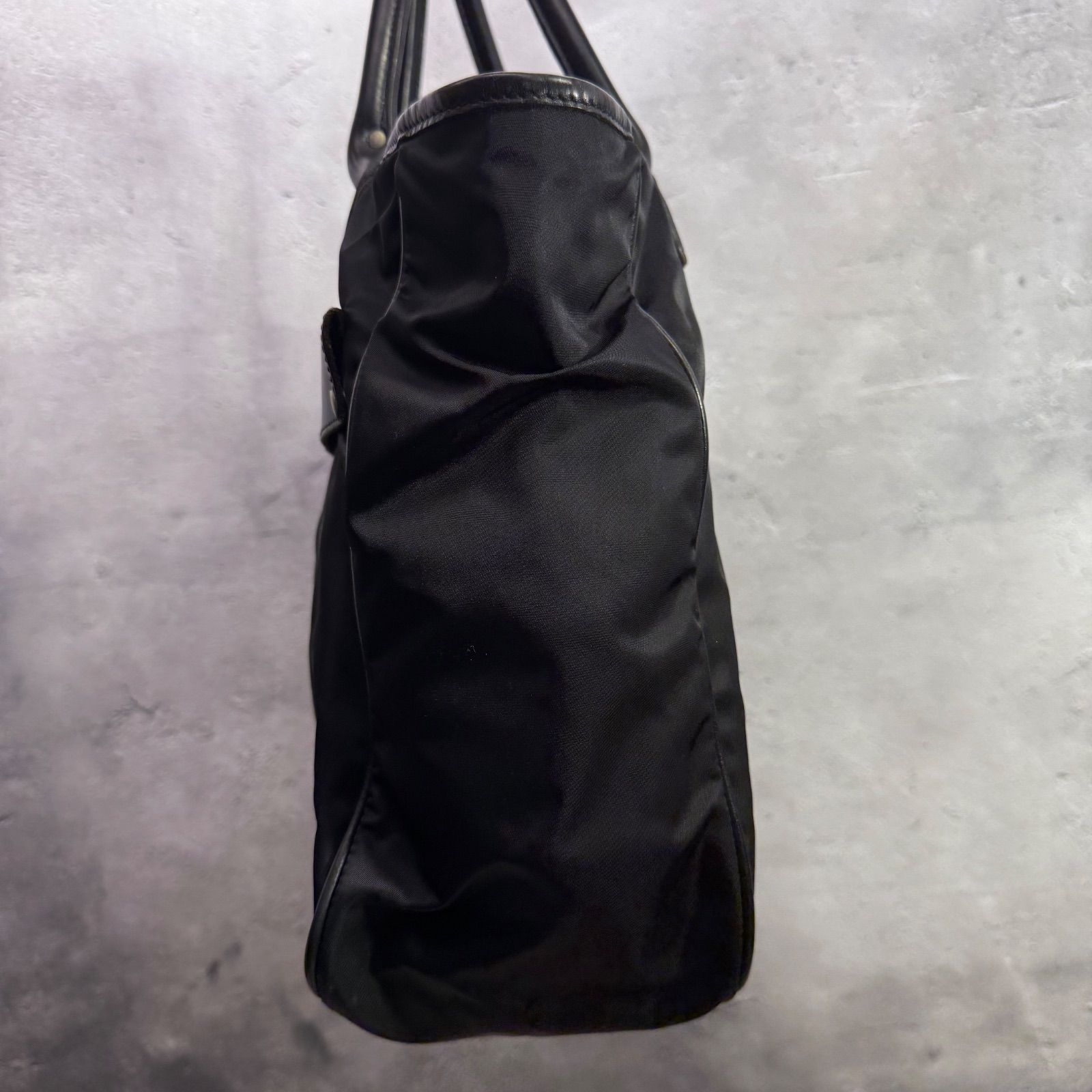 フェリージ Felisi 14-26 ブラック トートバッグ ナイロン×レザー 大