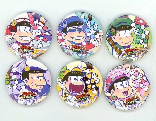 中古】バッジ・ピンズ 集合 缶バッジセット(6個) 「おそ松さんの