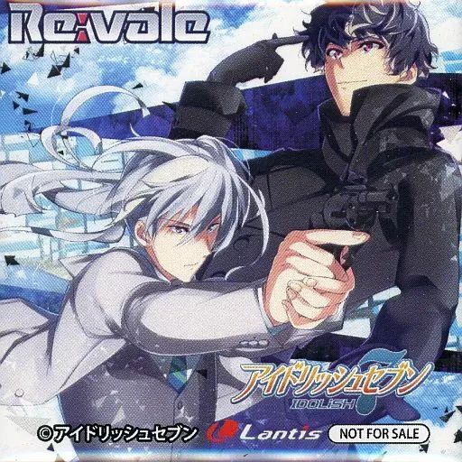 中古】バッジ・ピンズ Re：vale スクエア缶バッジ 「CD アイドリッシュ