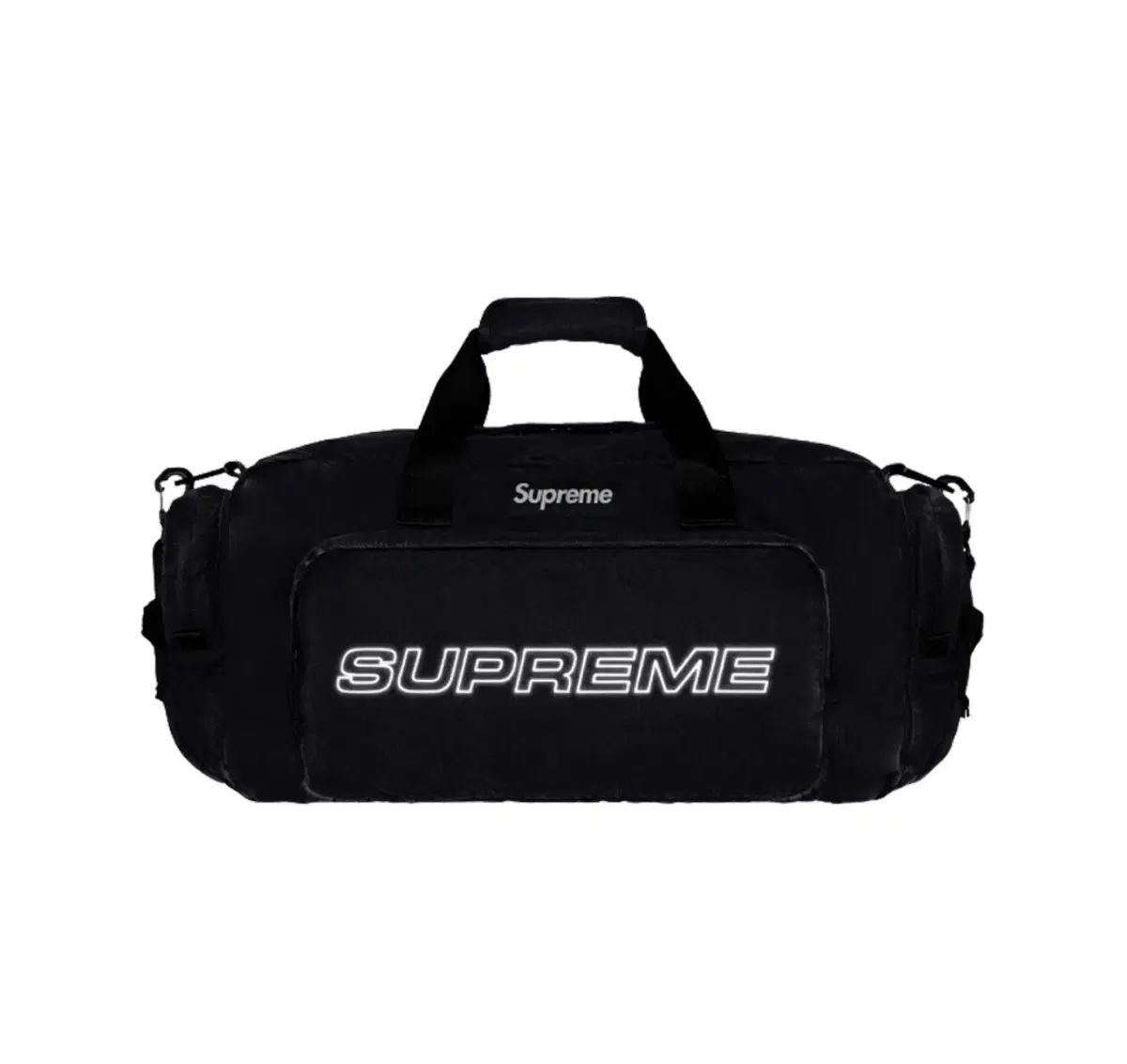 Supreme デニム ダッフルバッグ ブラック 25 fw
