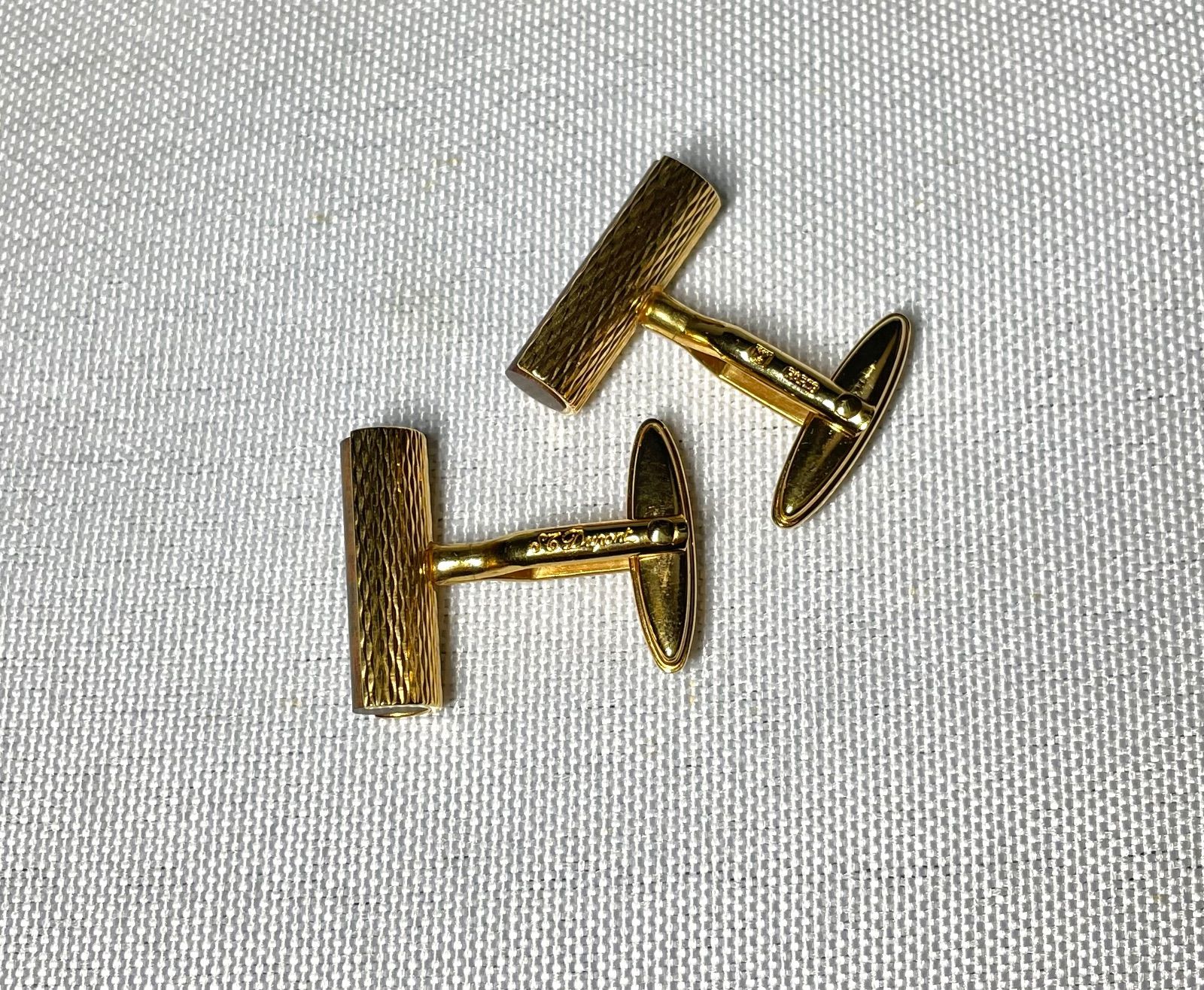 美品 希少 S.T.Dupont デュポン ブラウンウッド装飾 セール中 ゴールド