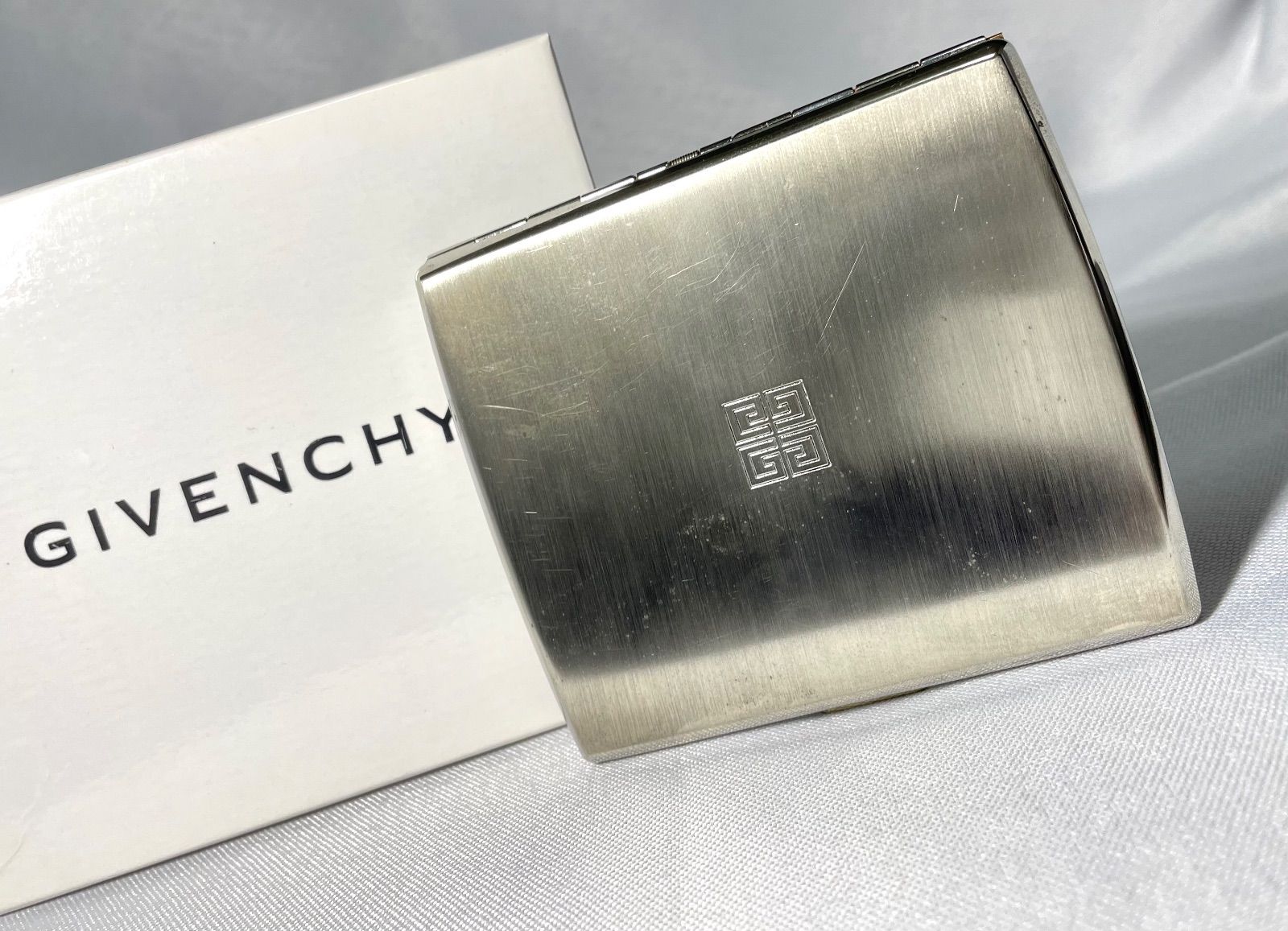 GIVENCHY ジバンシィ 4Gロゴデザイン メタルカードケース 艶消し