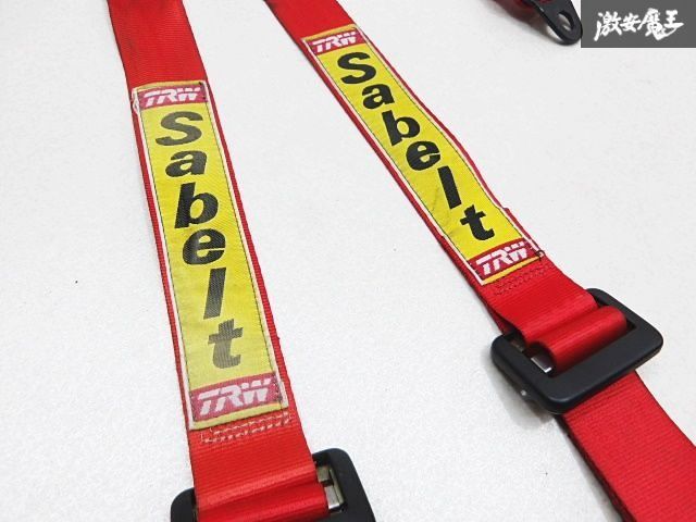 中古！TRW Sabelt サベルト 4点式 4×3 2インチ シートベルト