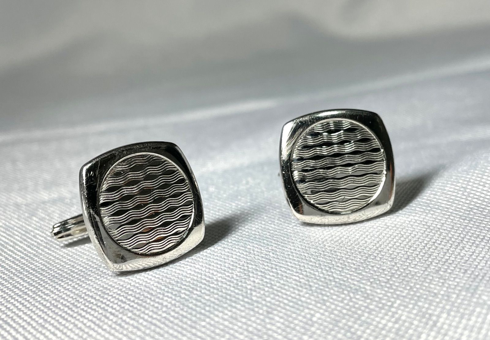 希少 dunhill ダンヒル ウェーブデザイン スターリングシルバー SV925