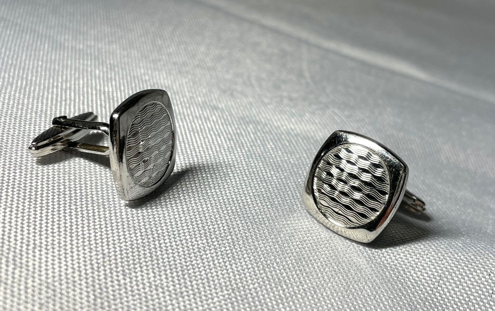 希少 dunhill ダンヒル ウェーブデザイン スターリングシルバー SV925