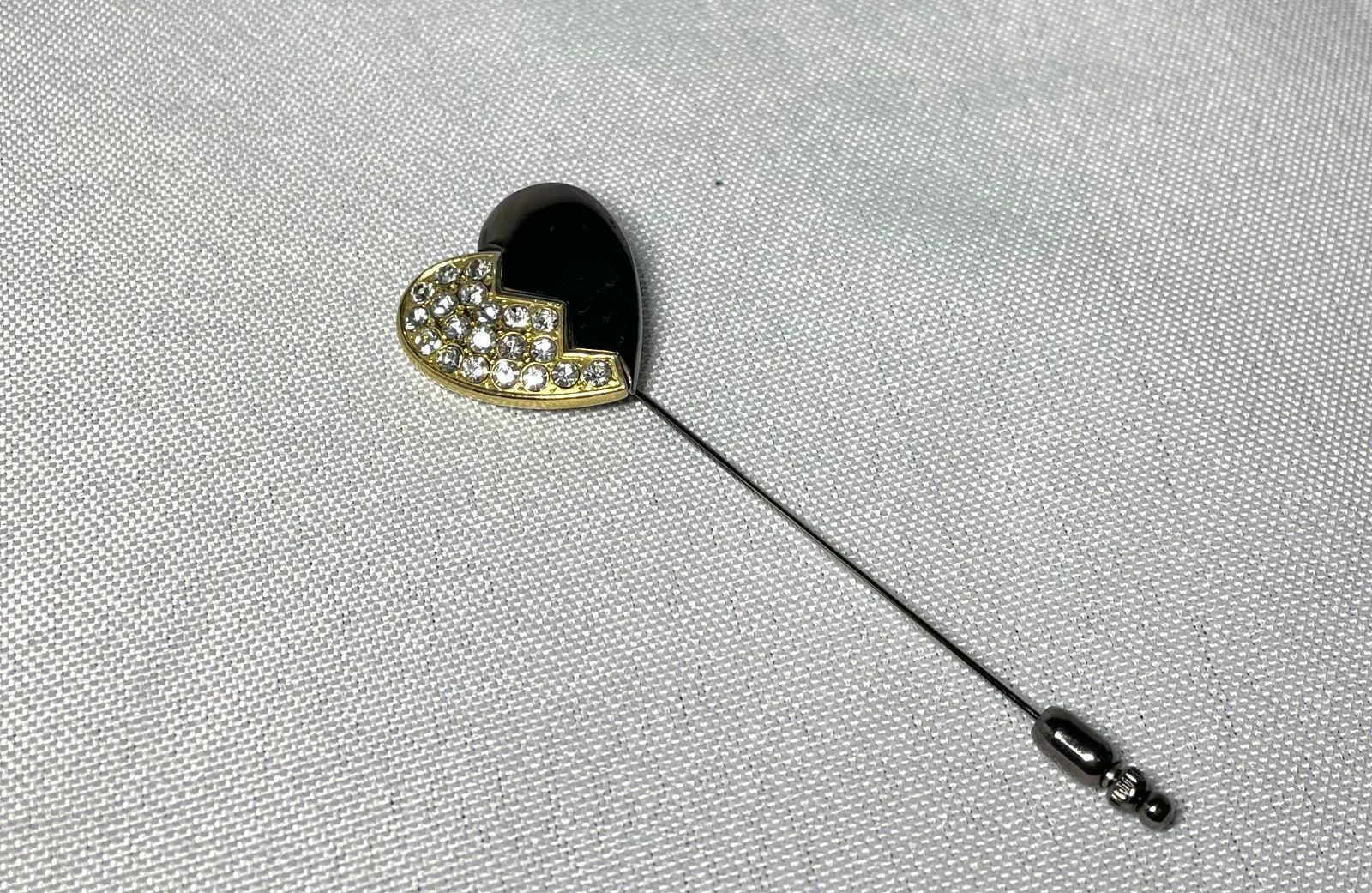 YVES SAINT LAURENT イヴサンローラン ハートデザイン&ラインストーン