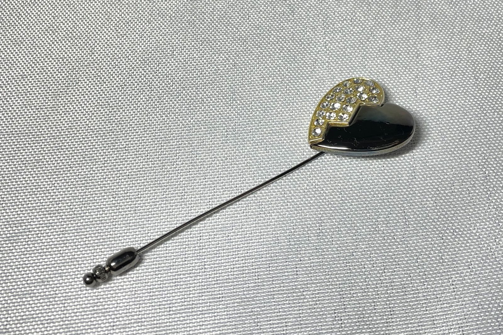 YVES SAINT LAURENT イヴサンローラン ハートデザイン&ラインストーン