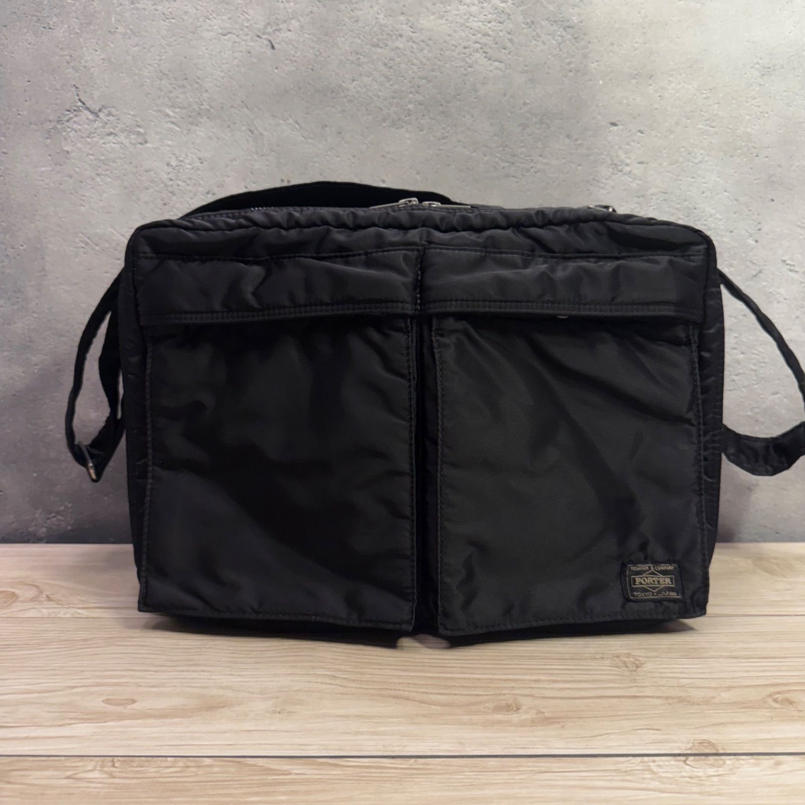 PORTER タンカー ショルダーバッグ（XL）黒 マチ拡張 PORTER TANKER XL／ショルダーバッグ】ブラック／大容量モデル／まち