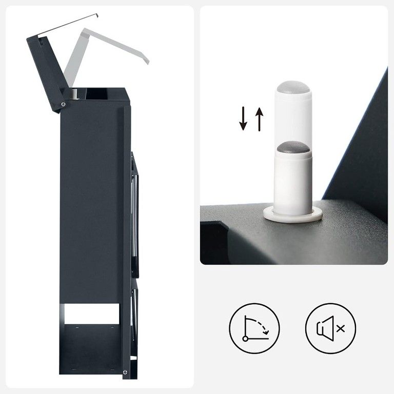 ロック-鍵付き 壁掛けメールボックス