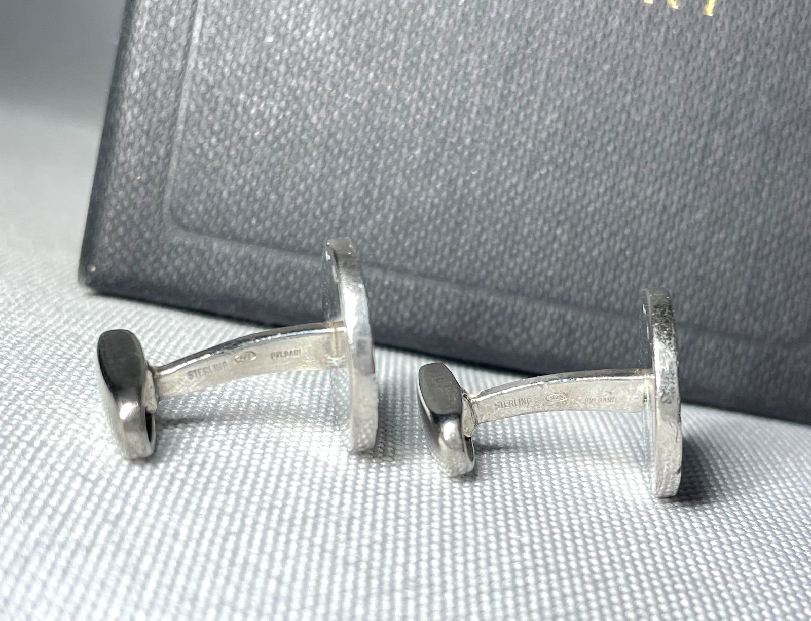 BVLGARI ブルガリ B-ZERO ロゴ ブラックオニキス & スターリング