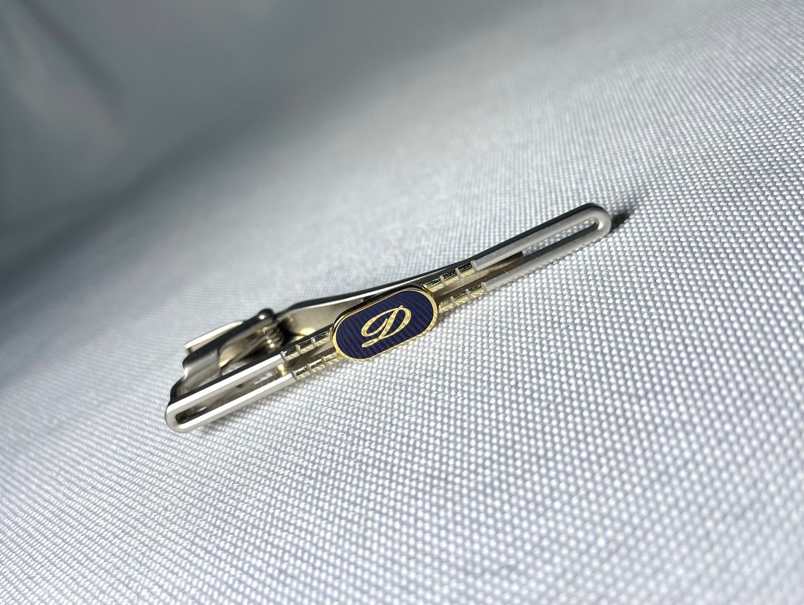 美品 希少 S.T.Dupont デュポン Dロゴ くり抜きデザイン ダーク