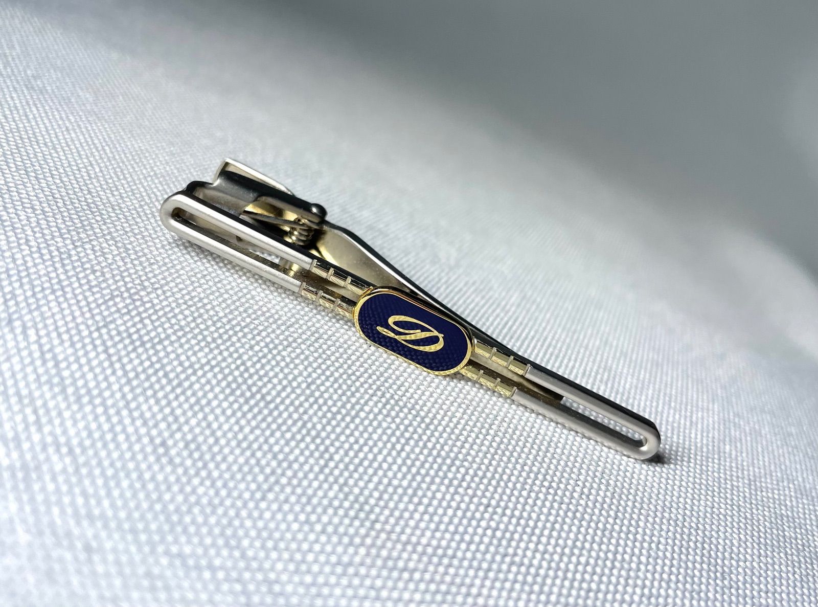 美品 希少 S.T.Dupont デュポン Dロゴ くり抜きデザイン ダーク