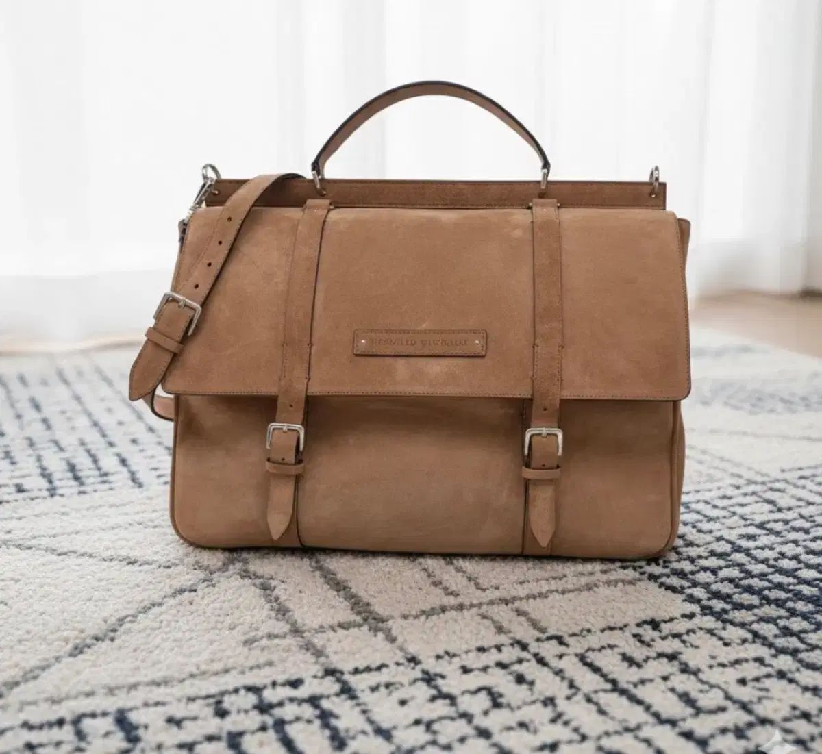 ブルネロクチネリ 래더 ブリーフケース