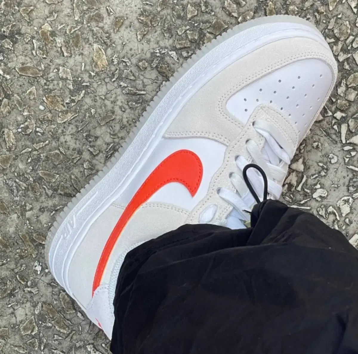 NIKE ナイキ エアフォース1 ポストユーズオレンジ 275