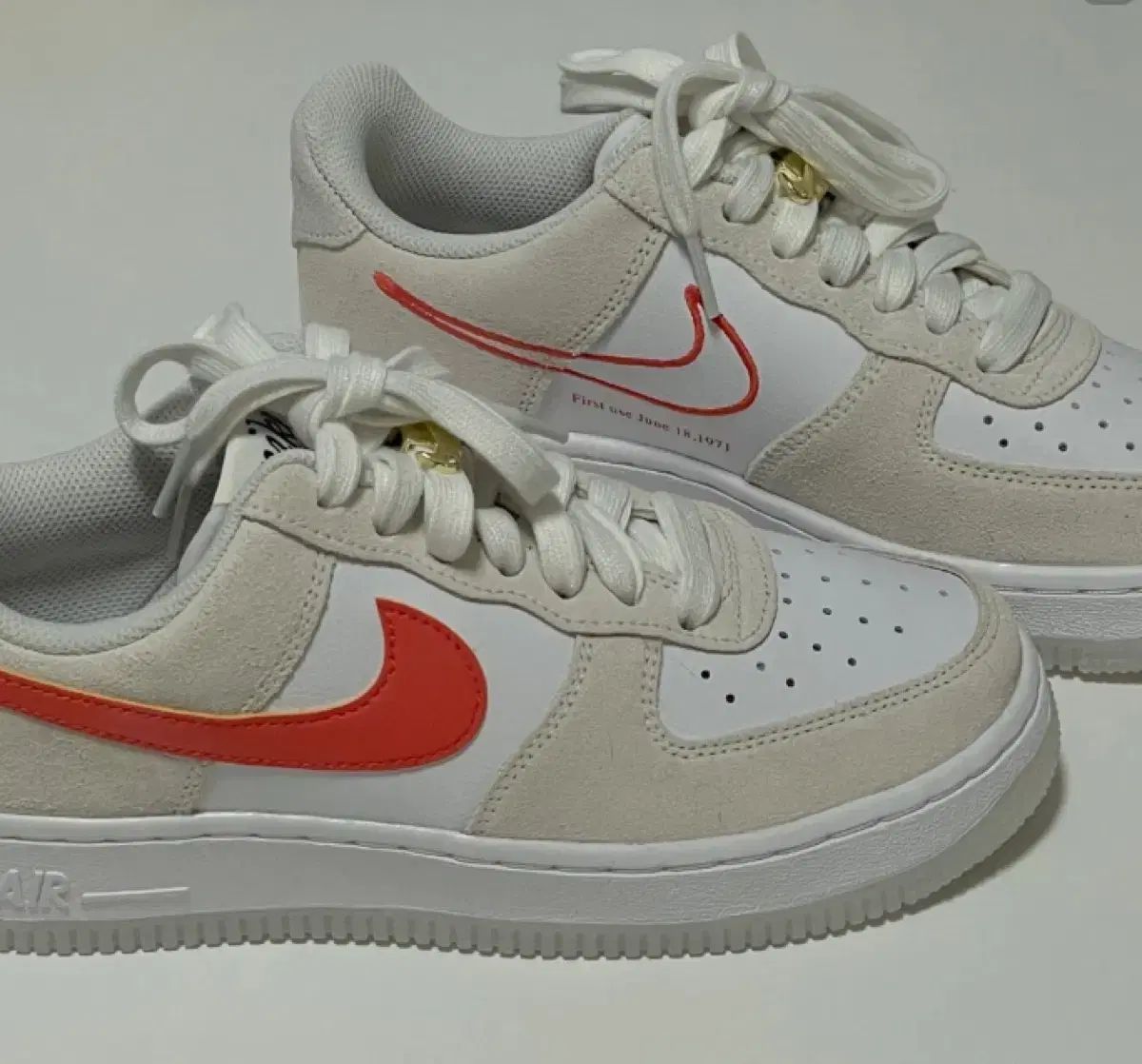 NIKE ナイキ エアフォース1 ポストユーズオレンジ 275