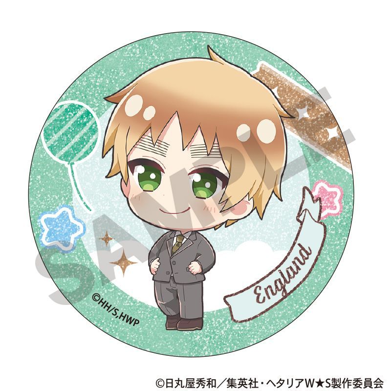 新品/公式】ヘタリア World☆Stars_トレーディンググリッター缶バッジ