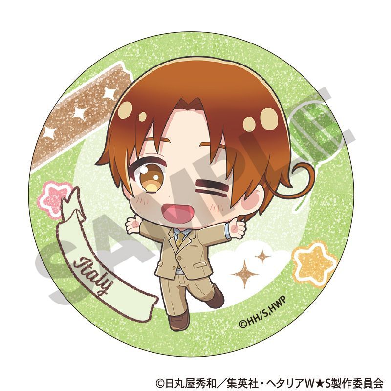 新品/公式】ヘタリア World☆Stars_トレーディンググリッター缶バッジ