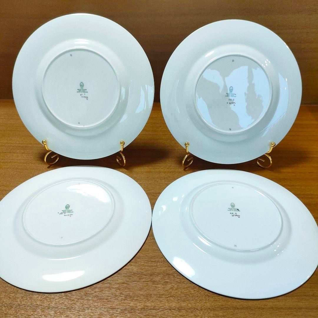 美品★ウエッジウッド フロレンティーン コバルト 4枚セット サラダプレート 美品☆ウエッジウッド フロレンティーン コバルト サラダプレート 4枚