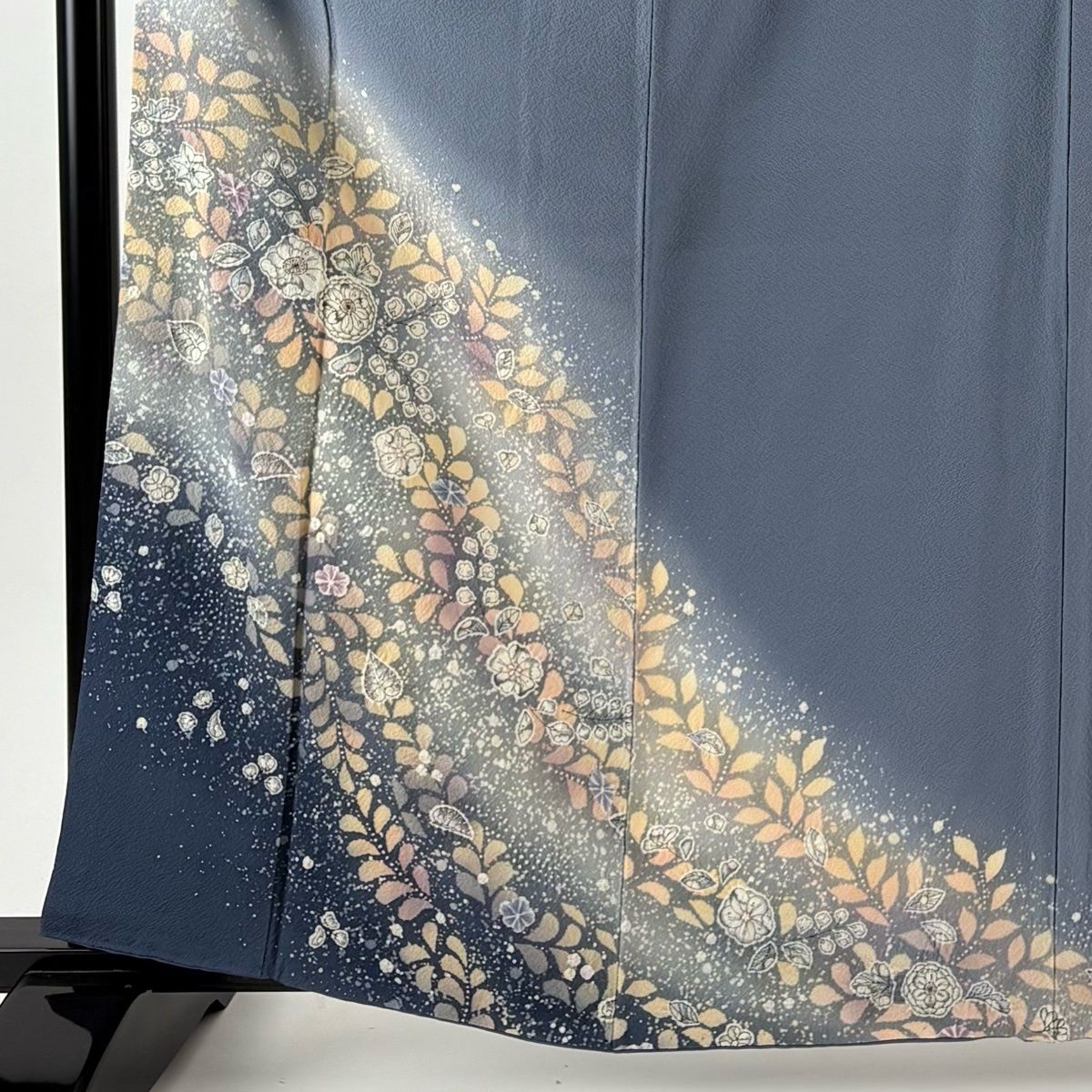 付下げ 身丈163.5cm 裄丈65cm M 袷 翠山工房 やまと 落款 辻が花