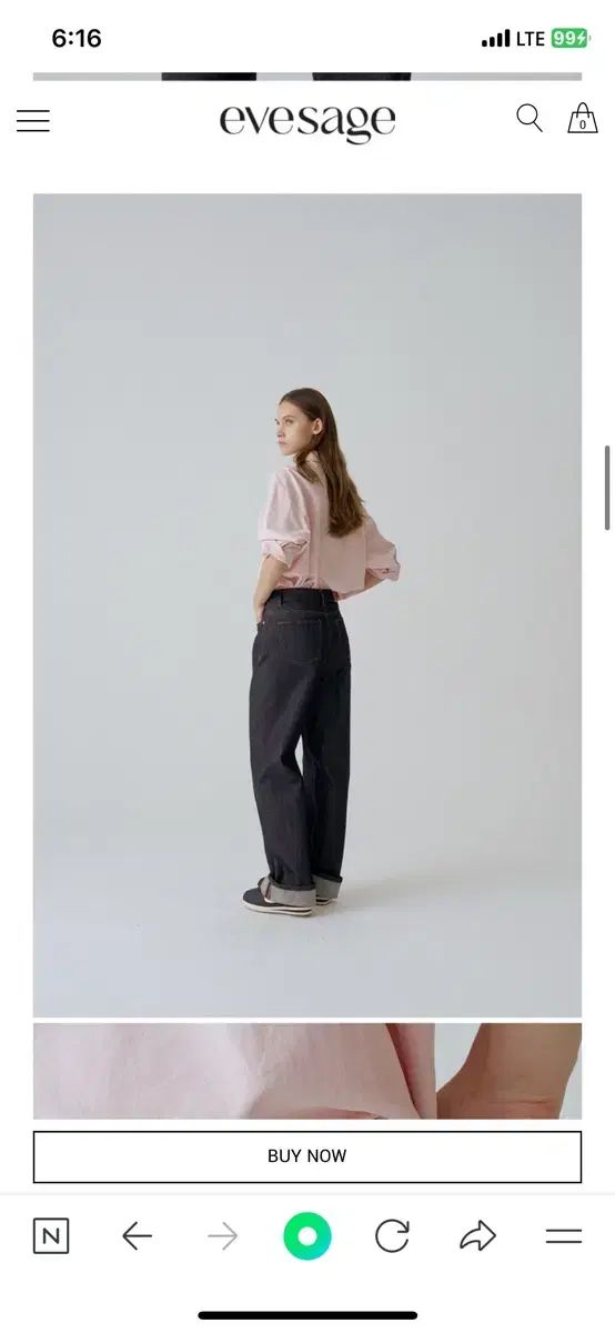 イヴセージ Nonfade selvedge wide deni